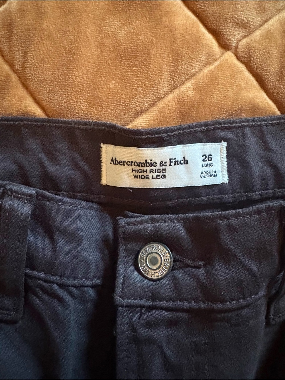 Abercrombie & Fitch Brown Wide-Leg Jeans - Picture 5 of 6